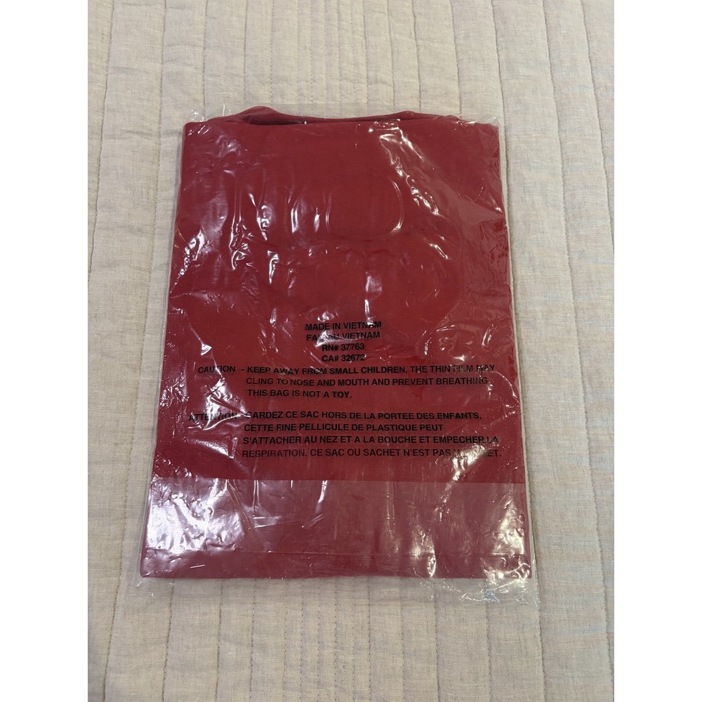 New PING Collection Men's Red Activewear Performance T-Shirt Size L Golf Gym